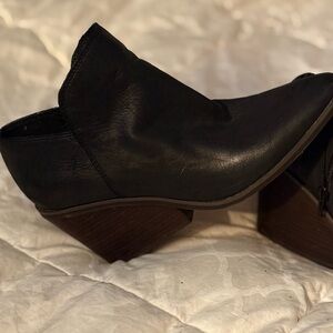 Lucky Brand Black Ankle Boots